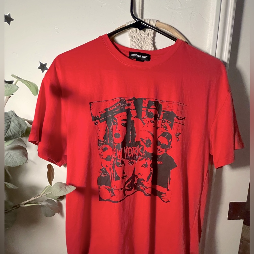 Red Street Wear Society T shirt